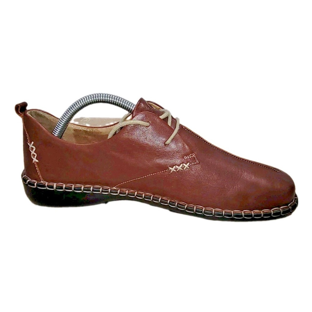 Josef Seibel Shoes Women Size 10  EU Size‎ 41 Brown Lindsay Oxford Leather - Picture 6 of 12
